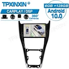 6 + 128G Android 10 для Toyota Harrier 2010-2017 360 HD Автомобильная камера объемного вида, Автомобильный мультимедийный плеер, стерео радио, GPS-навигация