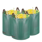 Сверхмощные тканые мешки для мусора, мешок для садовых отходов л300 л, для сада