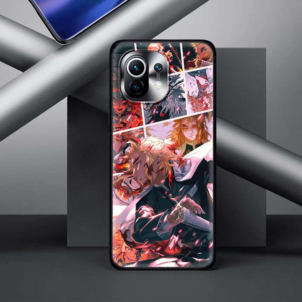 

Anime Kimetsu No Yaiba Silicone Soft Coque for Xiaomi Mi X3 NFC M3 10S 10T 9T 9 Lite Note 10 Pro 5G 11 Thin Phone Case Shell