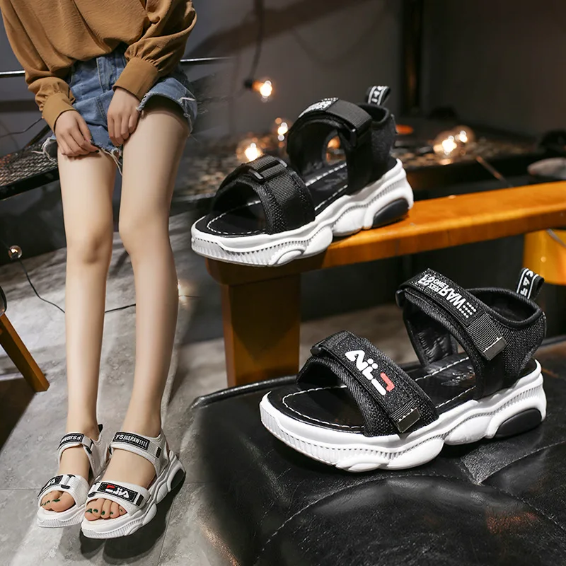 

Platform Flat 2021 Summer New Women Sandals Peep Toe Female Roman Sandals Ladies Comfortable Footwear Sandles platform shoes