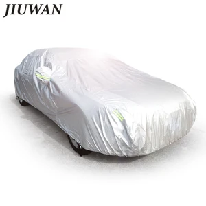 universal full car covers snow ice dust sun uv shade cover foldable light silver size s xxl auto car outdoor protector cover free global shipping