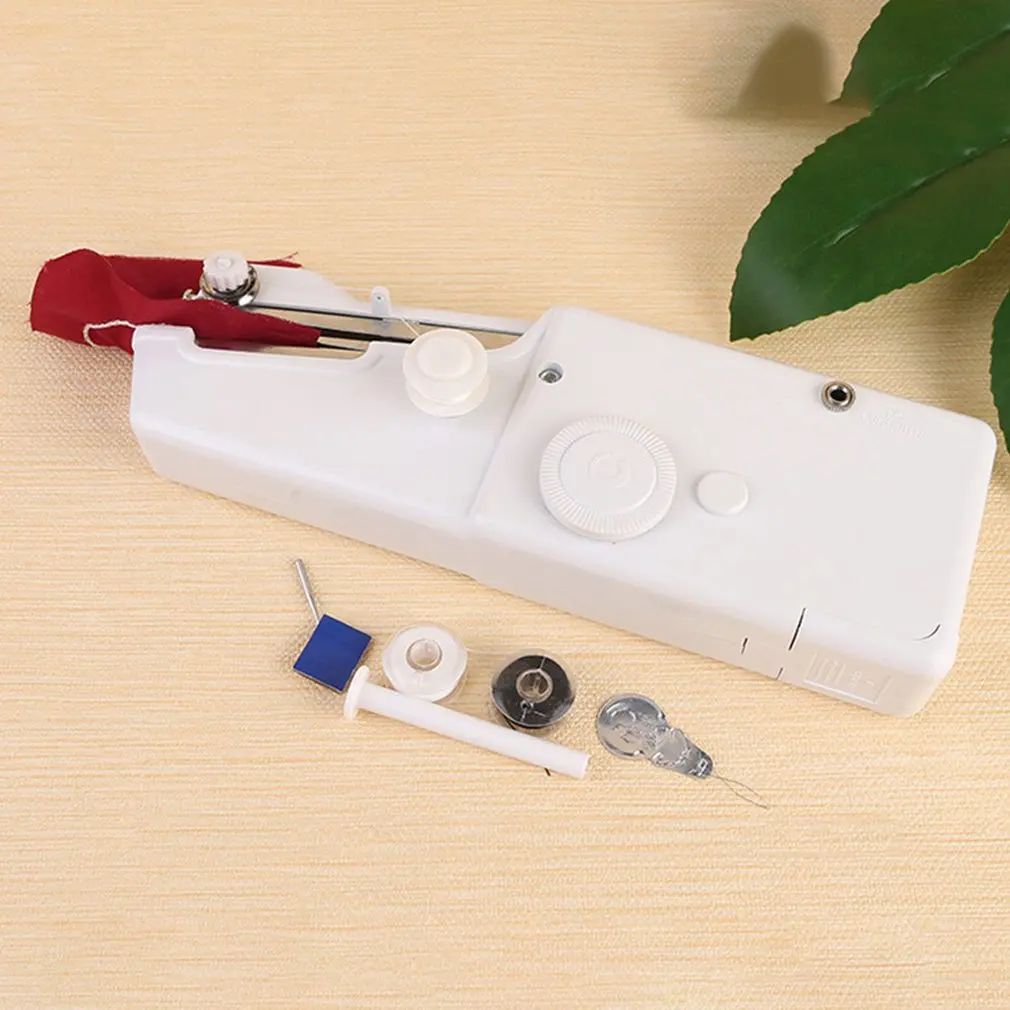 Домашняя портативная мини ручная швейная машина быстрая игла беспроводная для