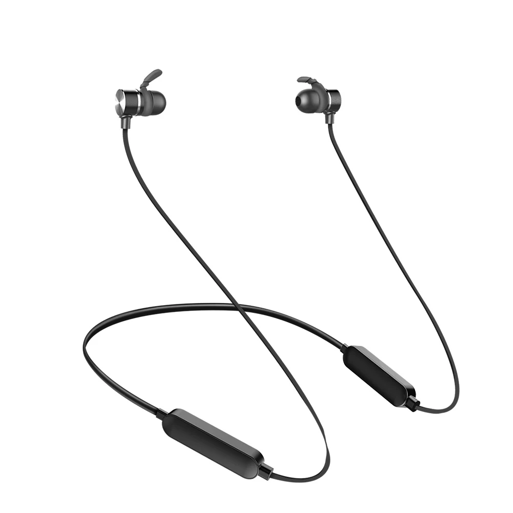 Беспроводные наушники воротник Bluetooth магнитные стерео спортивные бас с