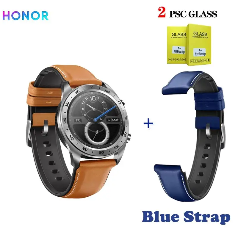 Honor Magic Смарт Часы GPS водонепроницаемый трекер сердечного ритма сон рабочий 7 дней