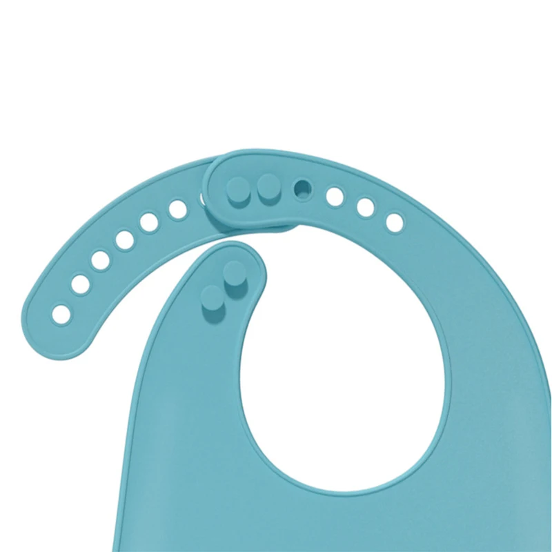 

Three-dimensional waterproof super soft Silicone baby eating bib rice bowl Feeding children Bibs Adjustable large saliva pocket
