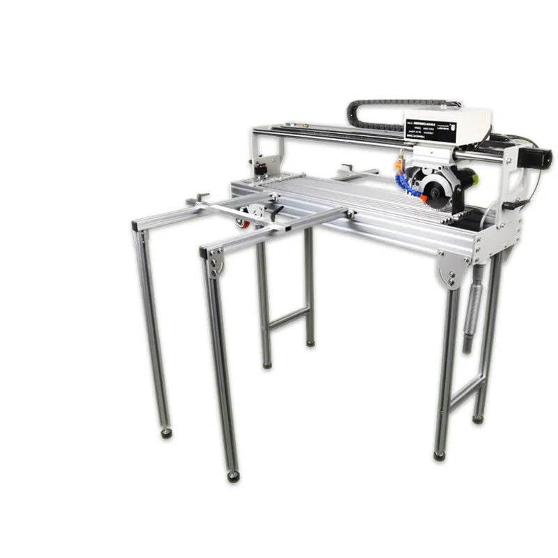 

45 градусов фаска Лазерная режущая пила для мрамора гранита кварца камня электрическая автоматическая машина для резки керамической плитки