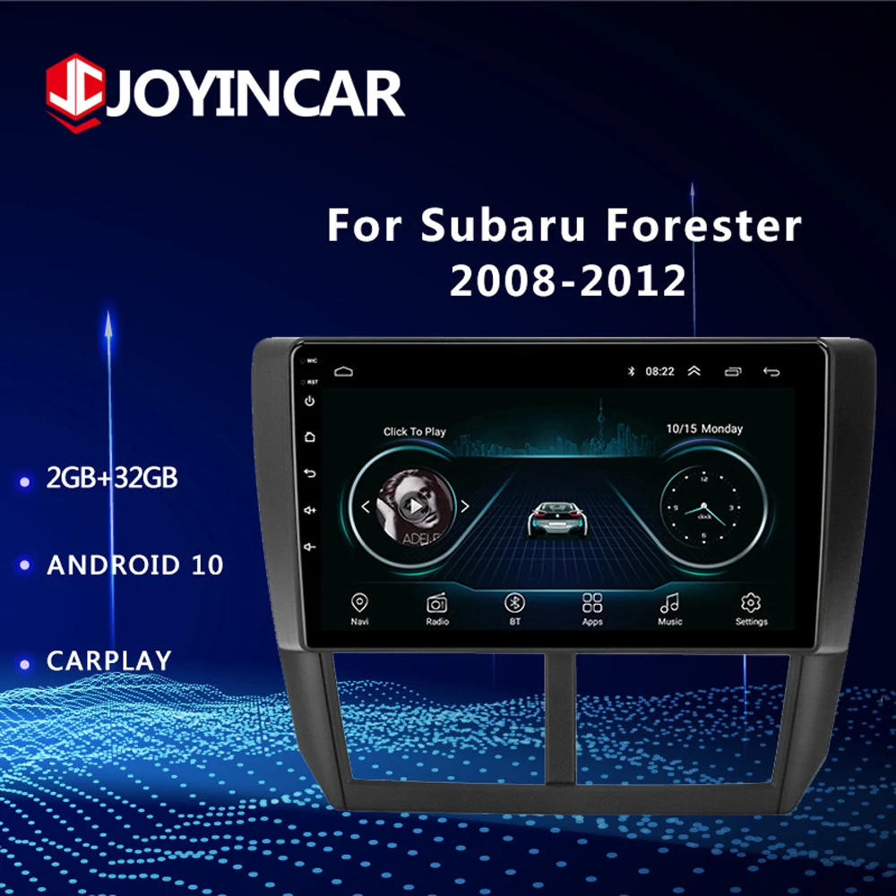 Автомагнитола 2DIN Android 10 1 для Subaru Forester 2008 2009 2010 2011 2012 GPS аудио мультимедийный плеер