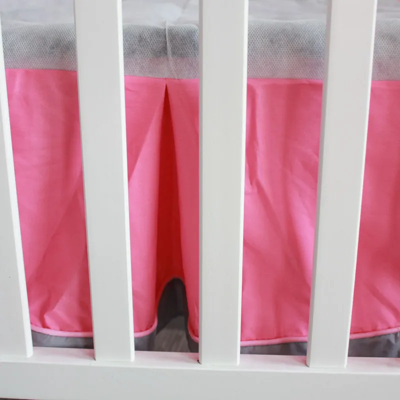 7 шт. розовый комплект постельного белья для маленьких девочек 100% хлопок вышивка