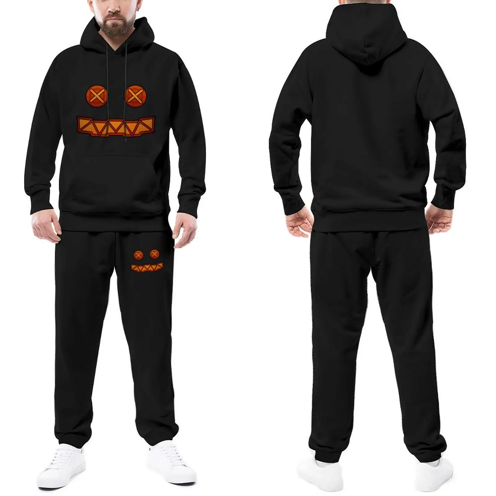 

Megumin Mens Tracksuit Set Megumin S Hat Hip Hop Sweatsuits SportsSweatpants And Hoodie Set Male