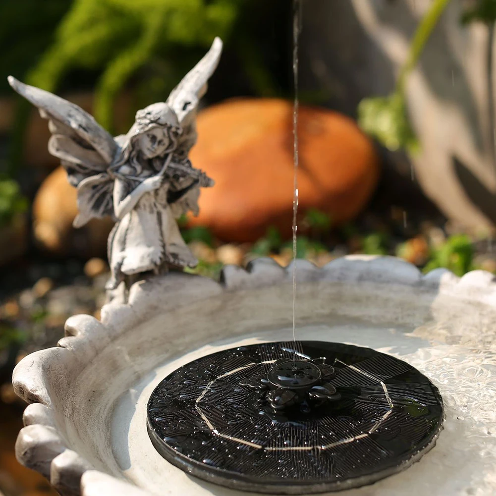 

Solar Energy Water Fountain Pool Rotating One Fountains Petal Solar Bird Bath Solar Power Fountain Floating Water