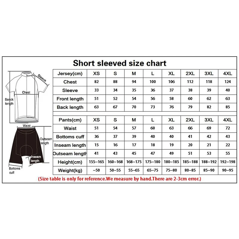 

Summer Men's Breathable Cycling Jersey Sets Bike Bib Shorts Sleeve Bicycle Clothing Downhill MTB Sportwear Skinsuit Ropa Ciclism