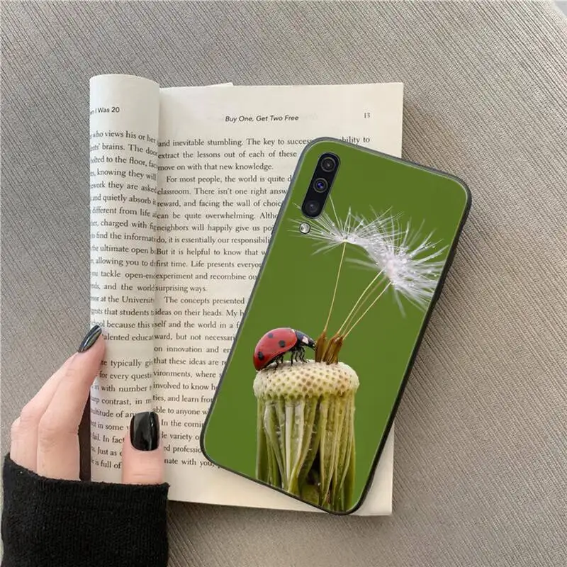 

four leaf ladybug daisy Phone Case For Samsung galaxy A S note 10 7 8 9 20 30 31 40 50 51 70 71 21 s ultra plus