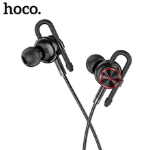 HOCO universal High Quality HD Clear Super Bass Stereo In-ear Wired Earphones 3.5mm Wired Headset with Mic For iPhone Xiaomi
