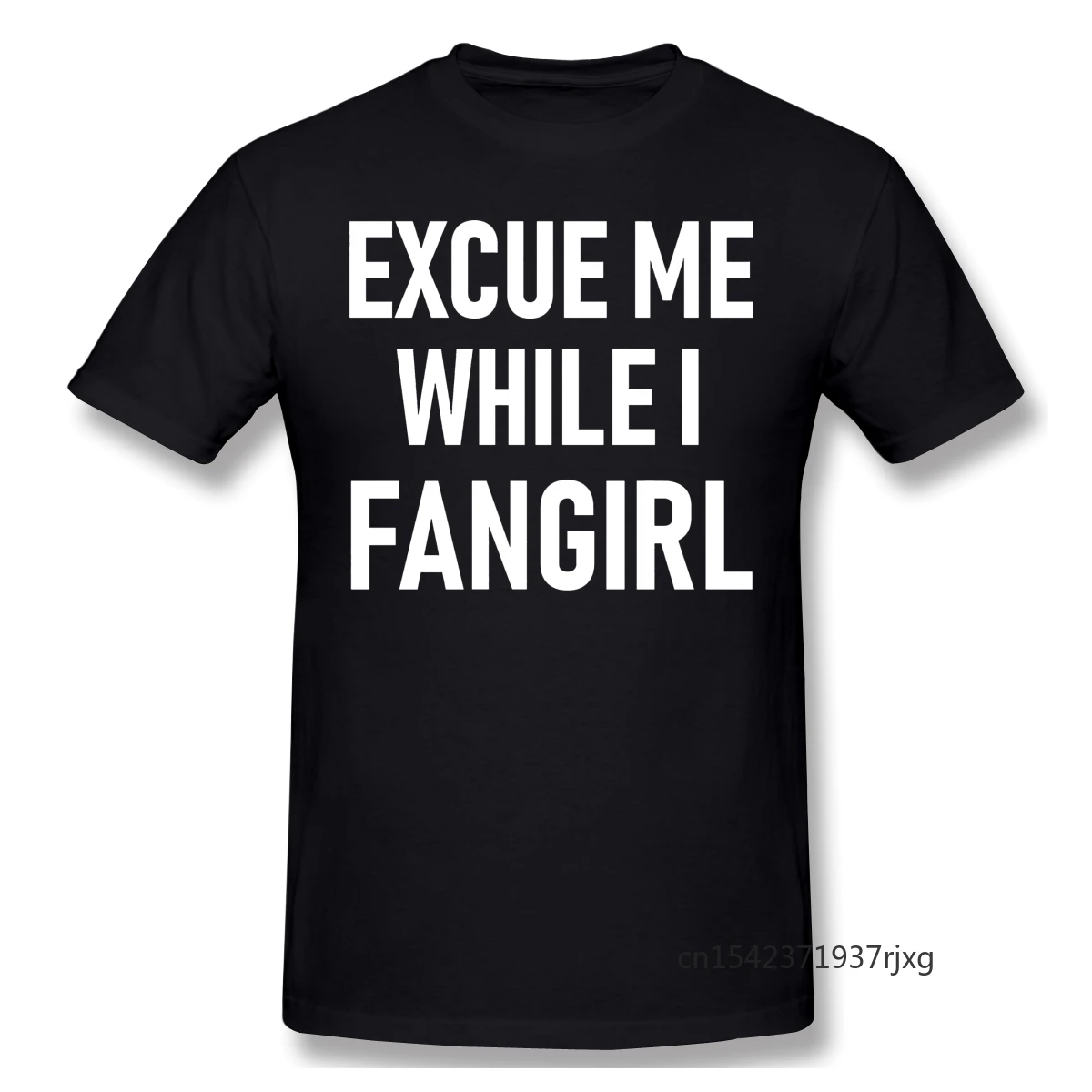 

Dekalog T-Shirts for Excuse Me While I Fangirl Funny Crewneck T Shirt Four Seasons Casual O-Neck Tops Tees