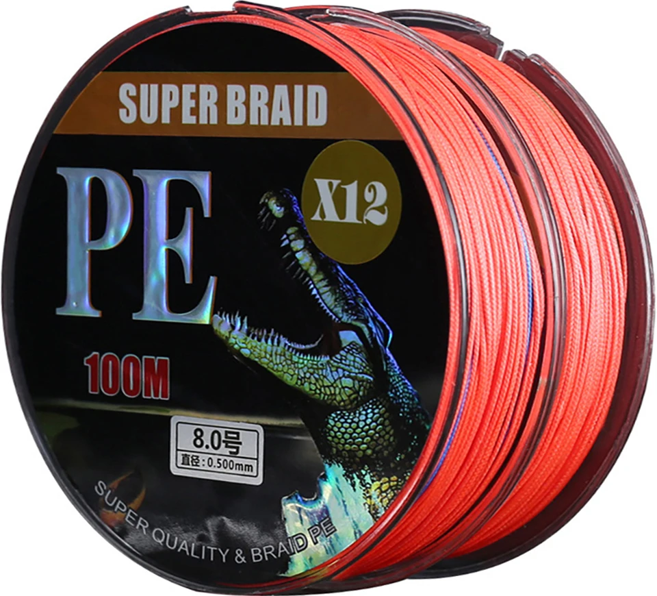 

RIVERSOIDE 12 Strands 100M PE Line Super Strong Nylon Fishing Line Carp Fishing Accessories