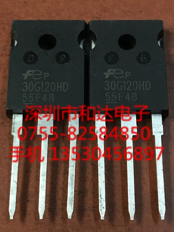 

5 шт. 30G120HD FGW30N120HD TO-247 1200V 30A