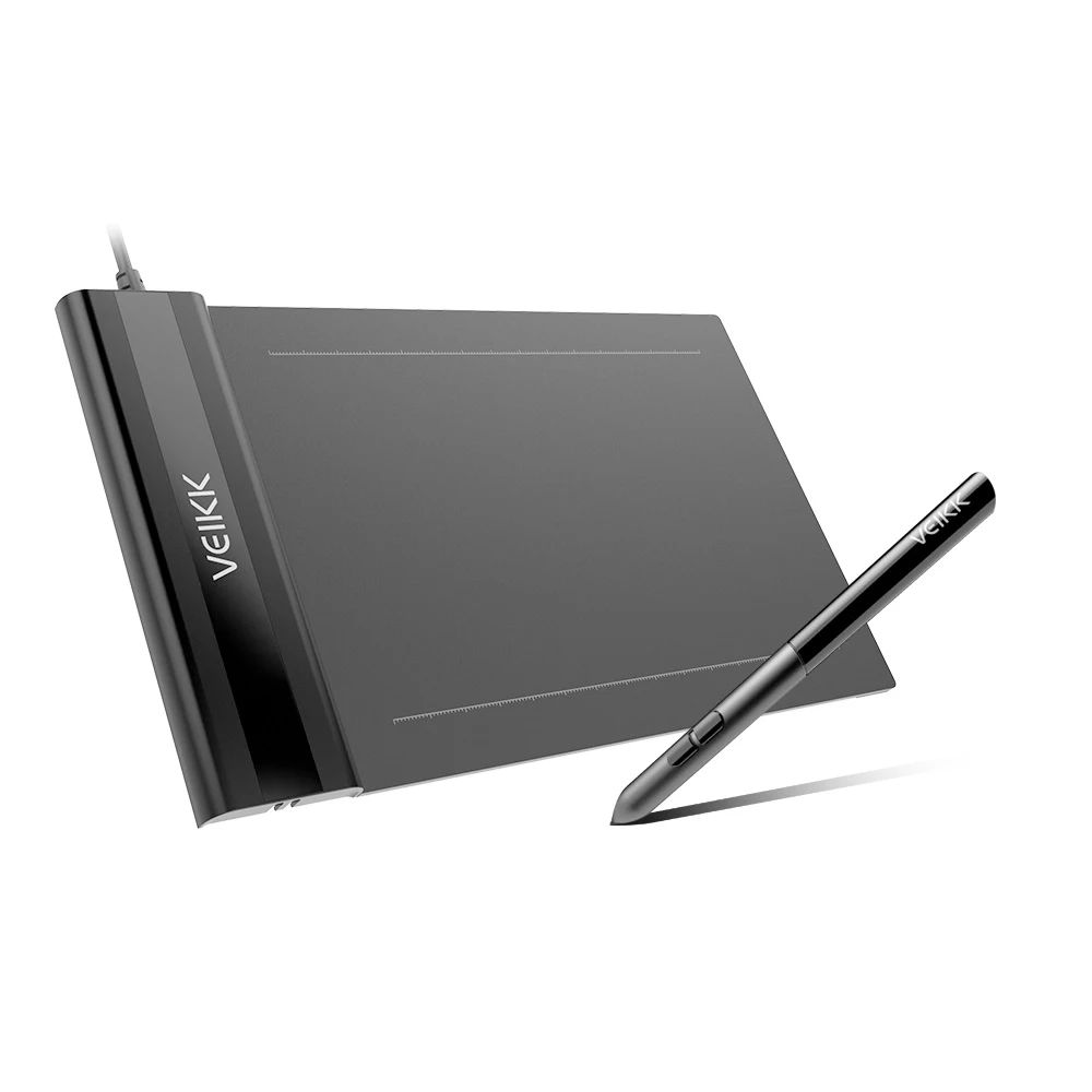 

VEIKK S640 Digital Graphics Drawing Tablet 6*4 inch Pen Tablet with 8192 Levels 5080 LPI One-Touch Eraser Hand Painted Tablet