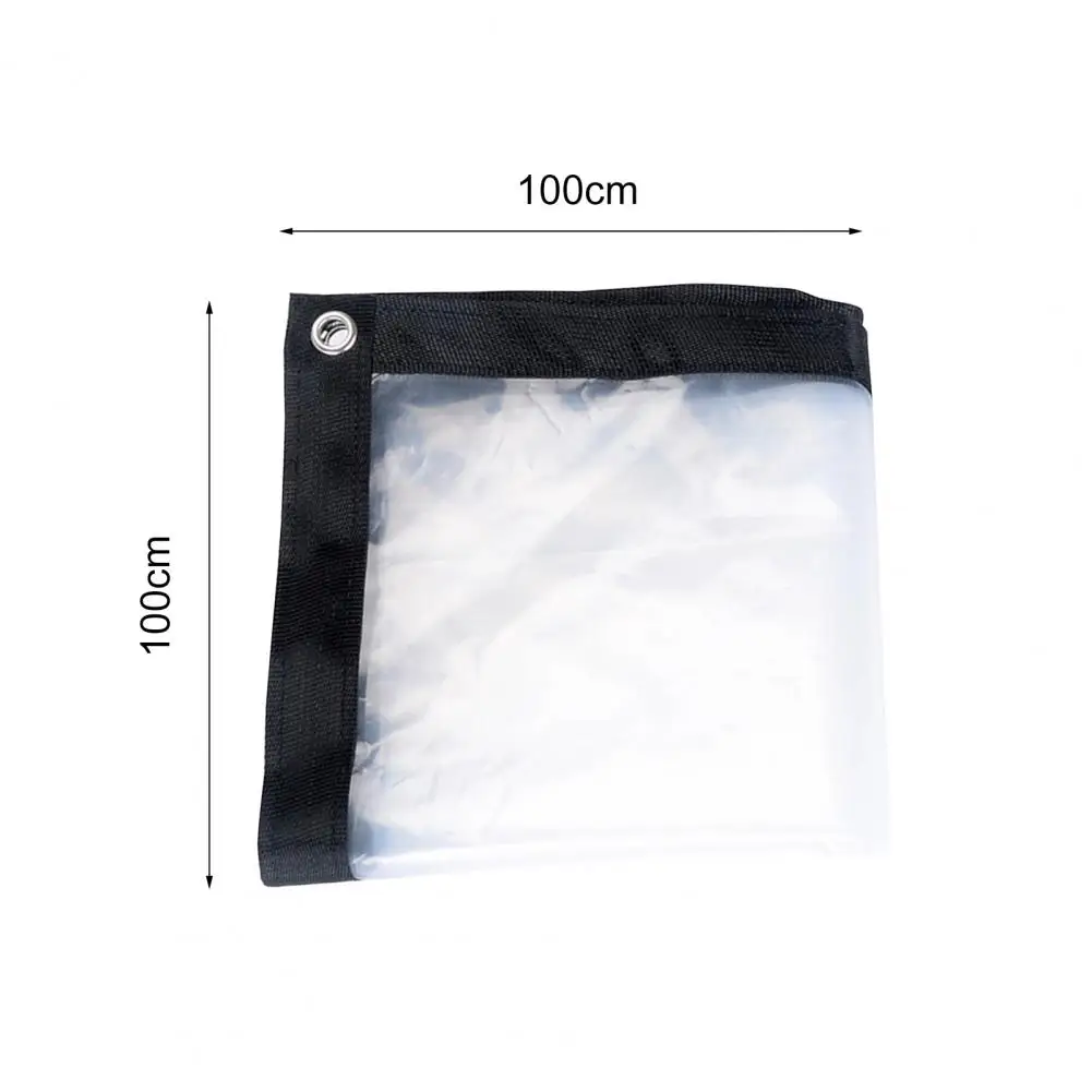 

Rainproof Cloth with Grommets Waterproof PE Plant Cover Insulation Transparent Tarpaulin Camping Supplies