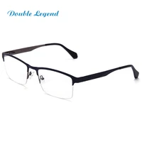 double legend metal full rim style men vintage eyeglasses frame optical frame 0 0x decorative glasses half rim glasses eyewear