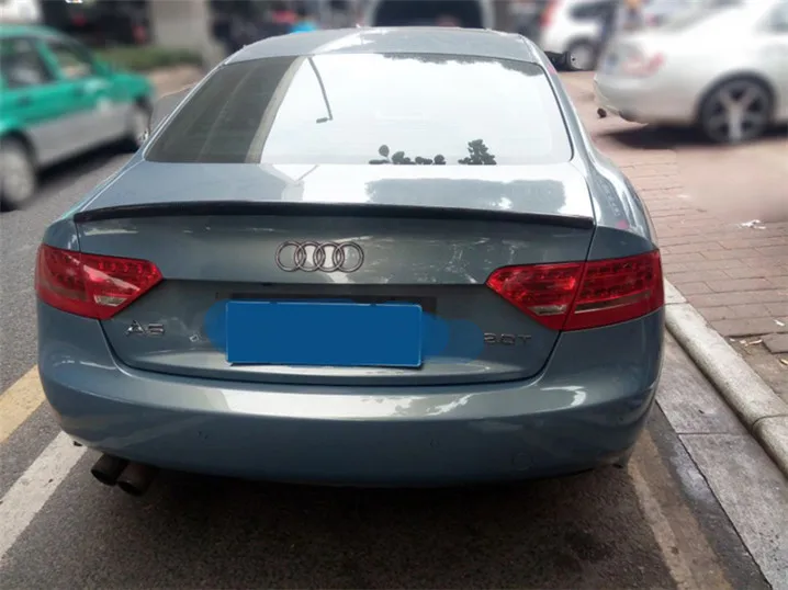 Спойлер для Audi A5 высокое качество АБС углеродное волокно задний спойлер 2012 2015|rear