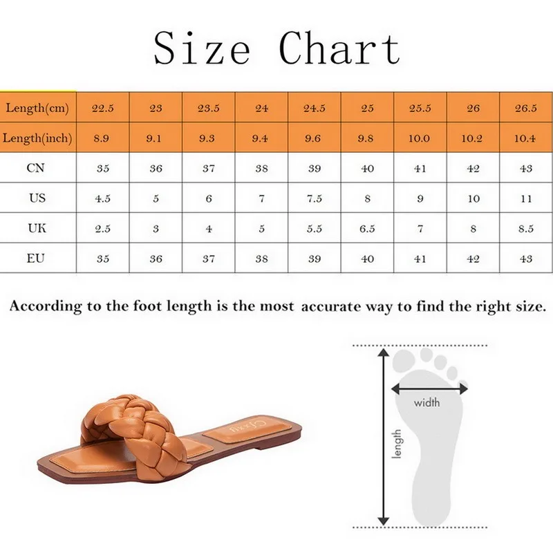 

New Fashion Weave Slippers Women Square Toe Flat Casual Shoes Women Slide 2021 Summer Flip Flops Beach Sandal Slipper Female