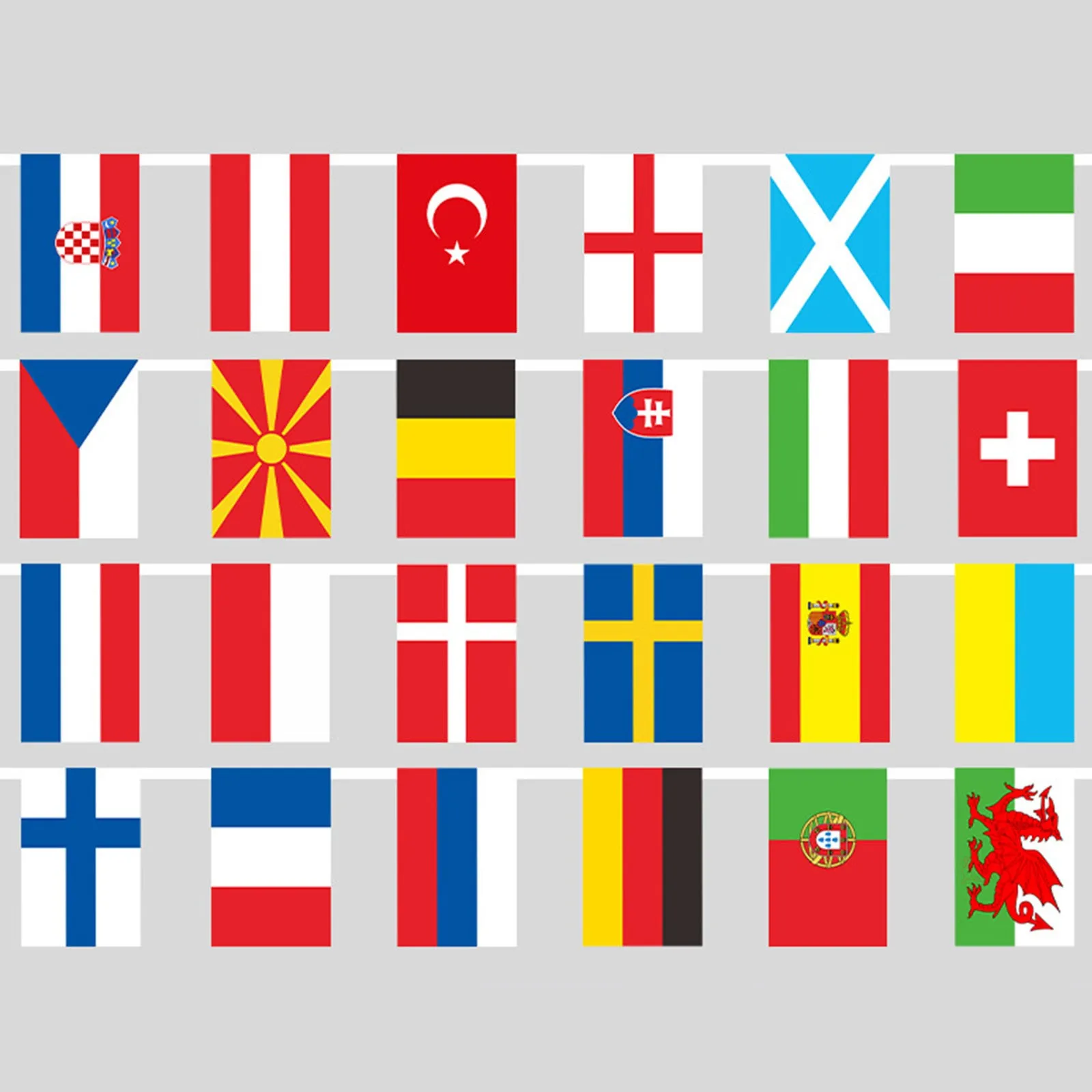 Футбол баннер для чемпионата клуб бар Ресторан Декоративные 24 гирлянда