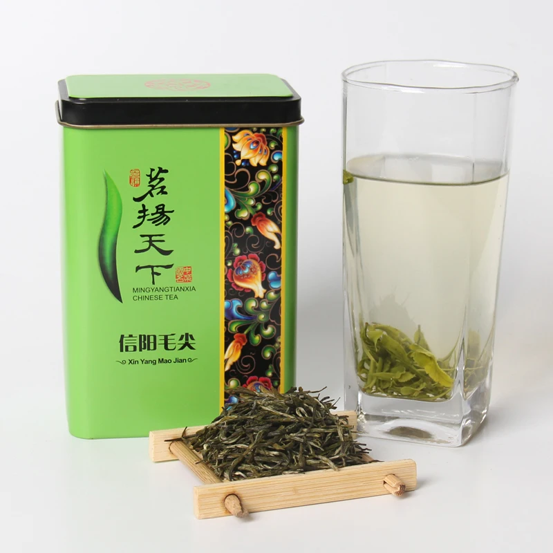 T&eacute; Verde chino Xinyang Maojian, t&eacute; org&aacute;nico Real para la p&eacute;rdida de peso, paquete de regalo para el cuidado de la salud, primavera 2020-0