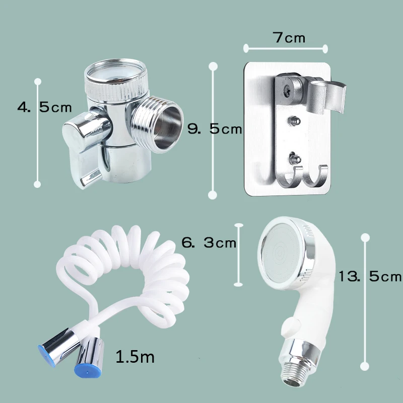 

Anion High Pressure Spray Shower Head Rainfall Fliter For Bathroom Wash Basin