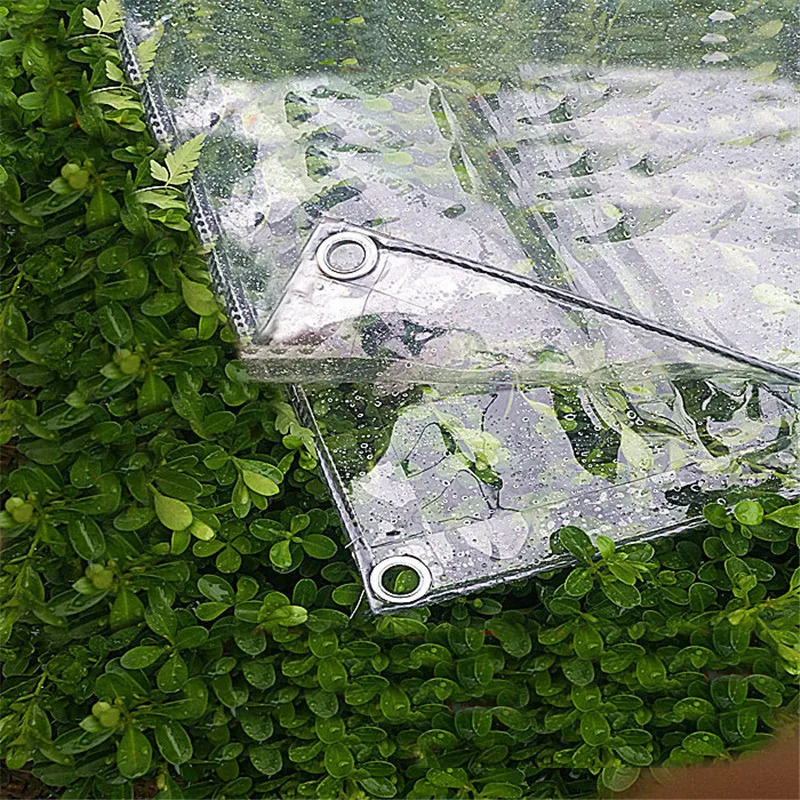 

Прозрачная садовая накидка из брезента, утолщенный прозрачный холст из ПВХ, садовые качели, балконные окна, покрытие для растений, ткань