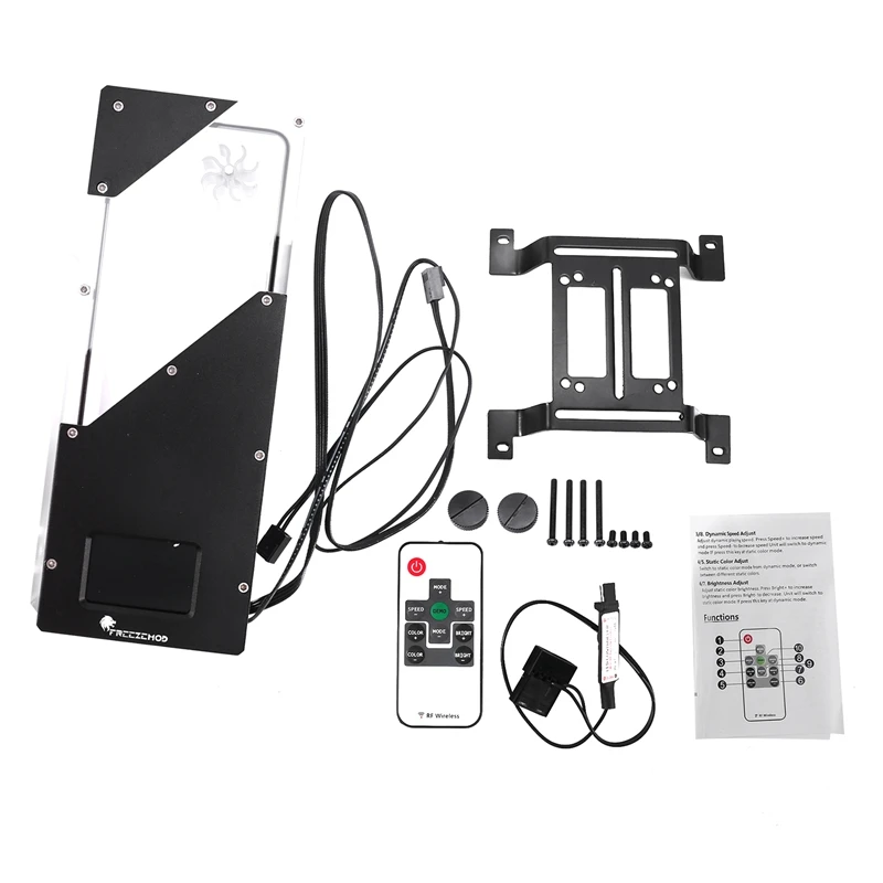 

FREEZE MOD BOX-ZNSX Liquid Cooler, Water Flow Temperature Speed Measurement Display Computer Cooler Set (12V)