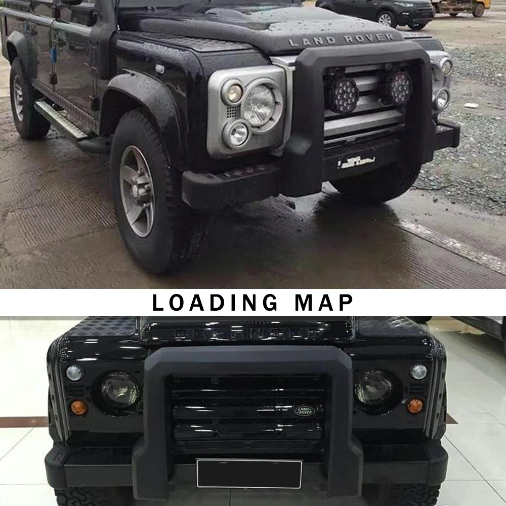 Аксессуары для переднего бампера 4x4 U-образный бампер Land rover Defender 90 110 bull bar