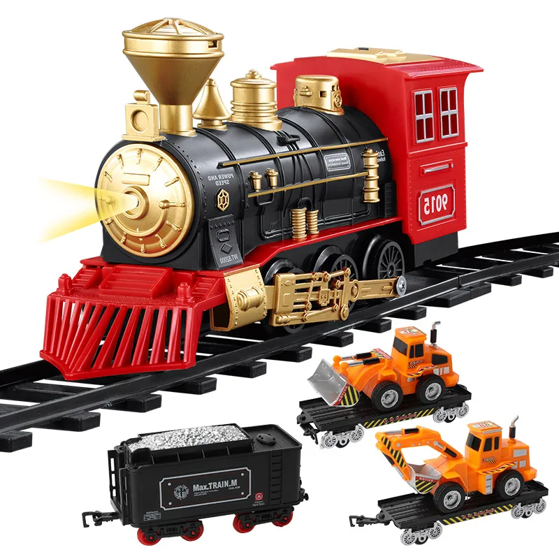 Городская классическая модель железной дороги из сплава Электрический поезд