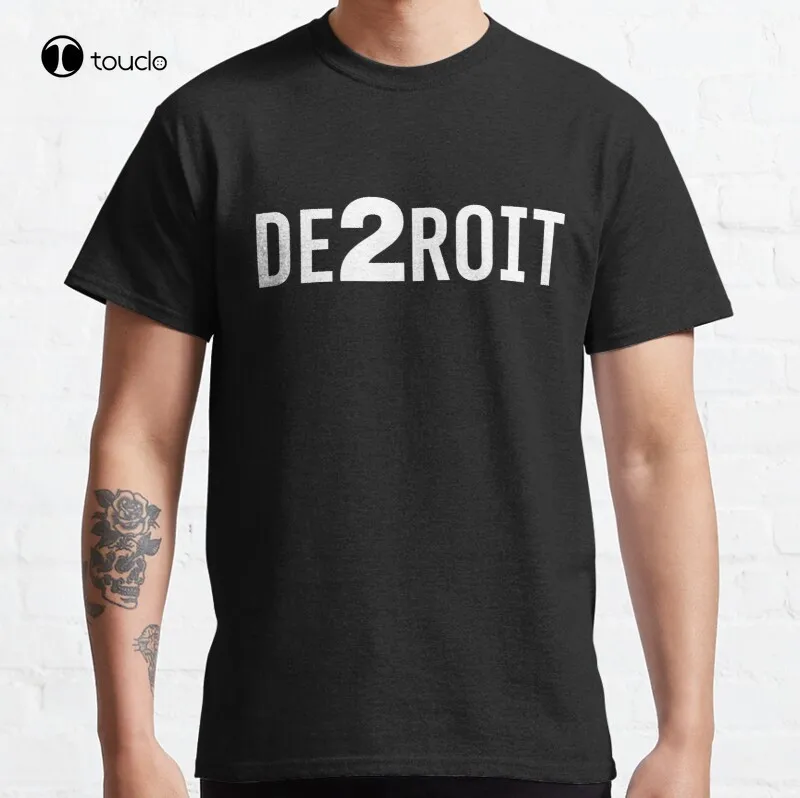 

New De2Roit Classic Detroiters Comedy Central Sam Richardson Tim Robinson Detroit Motor City T-Shirt Cotton Tee Shirt S-5Xl