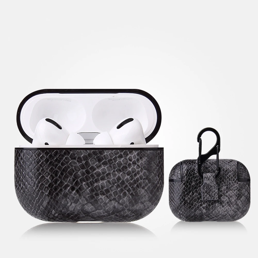 Чехол для Airpods Pro крышка Bluetooth Беспроводной наушники со змеиным узором из