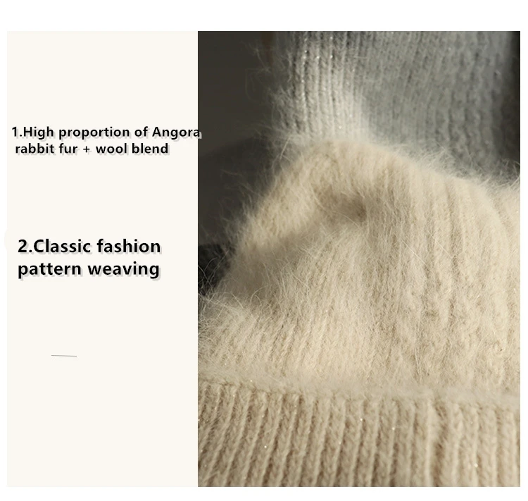 

2020 Simple Girl Rabbit Fur Ear Beanie Hat for Women Winter Skullies Warm Wool Cap Gorros Female Beret Unisex Adult Solid