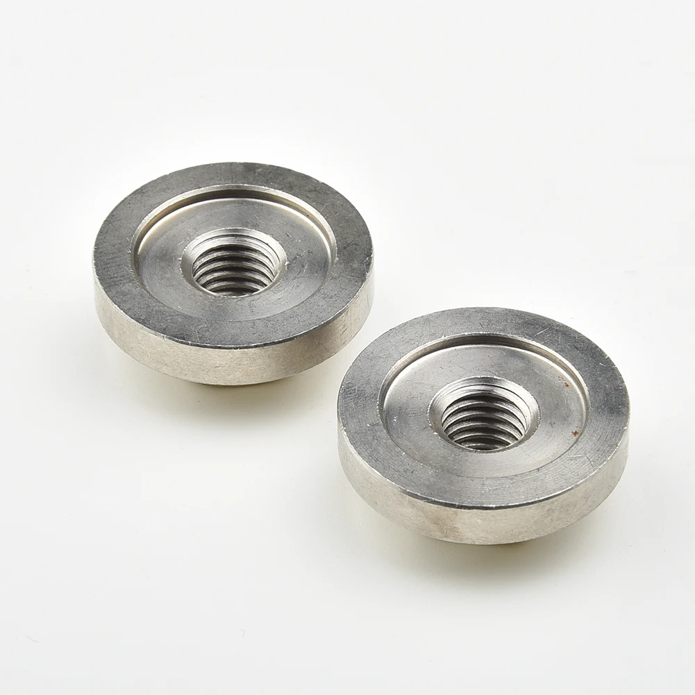 

2PCS Angle Grinder Nuts Angle grinder tool accessories For Angle grinder Hex Nut Silver Steel High quality Practical