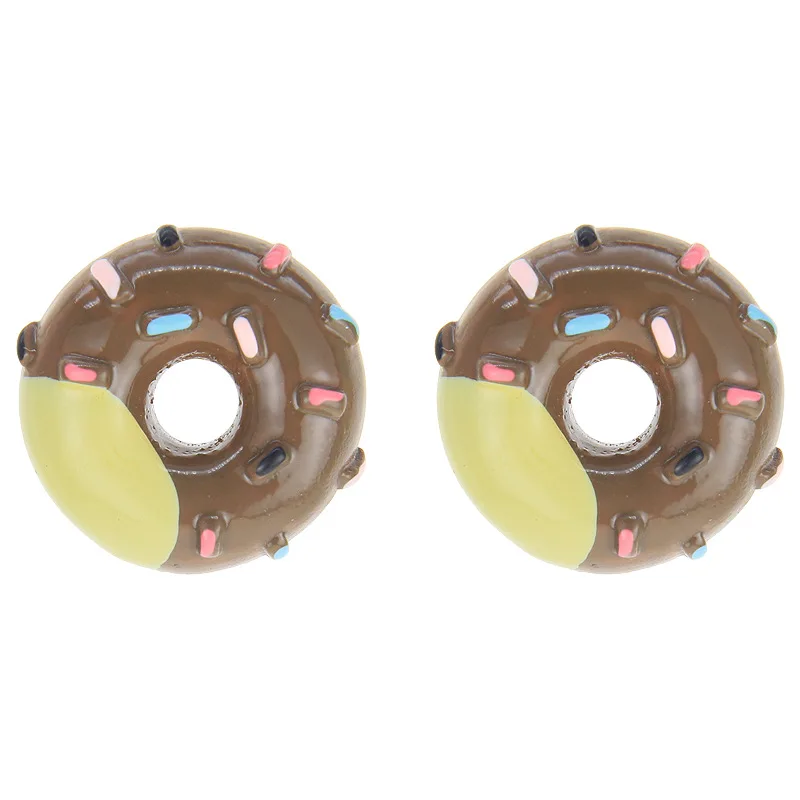 

Cute Small Cartoon Icecream Donuts Clip Earrings for Girls and Women Fashion Sweet Cone Stud Earrings Summer Design Ear Jewelry