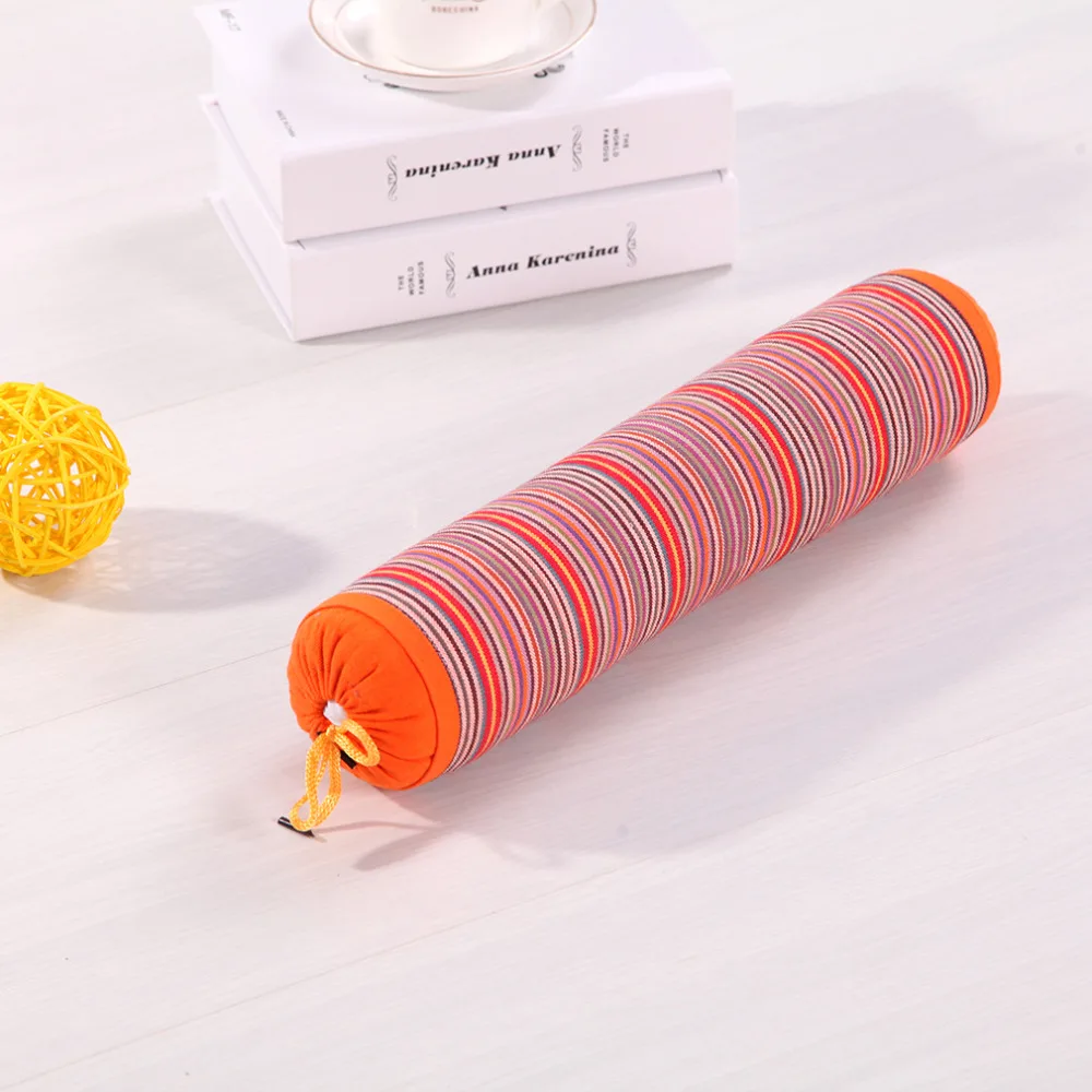 В полоску Длинная Подушка в автомобиле украсить подушка шеи подушки с гречневой