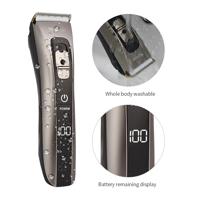 Surker Sk-629 профессиональная машинка для стрижки волос электрический триммер