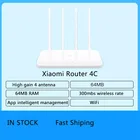 Роутер Xiaomi Mi 4C Wi-Fi 64 Мб 300 Мбитс 2,4G 4 антенны управление через приложение высокоскоростной беспроводной роутер ретранслятор для дома и офиса