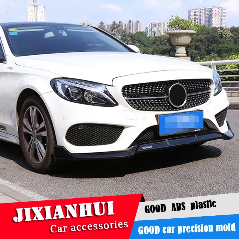 Спойлер для корпуса W205 2016-2018 Mercedes-Benz c-класс ABS задний спойлер бампер диффузор
