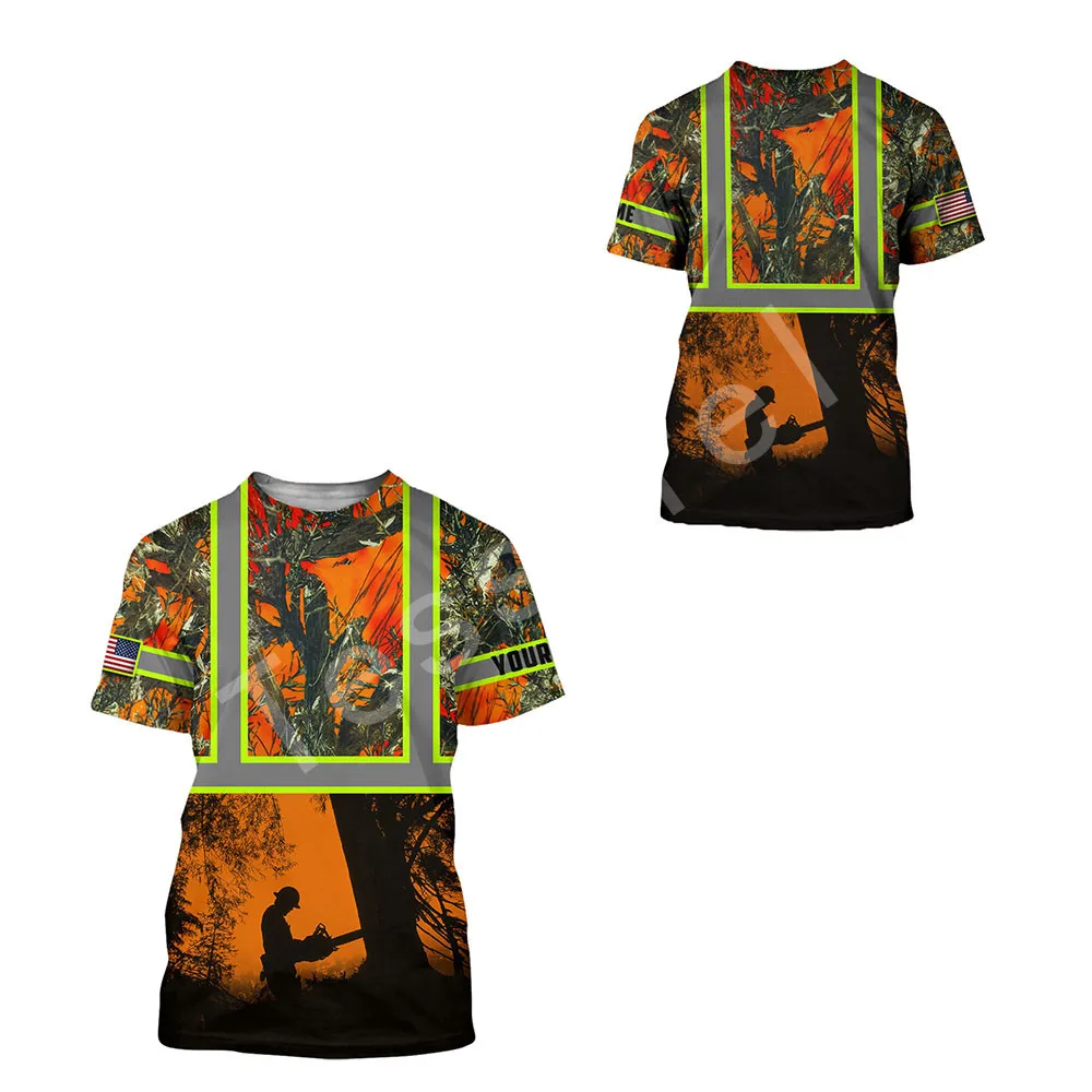 Футболка с 3D-принтом круглым вырезом и коротким рукавом в стиле Харадзюку -