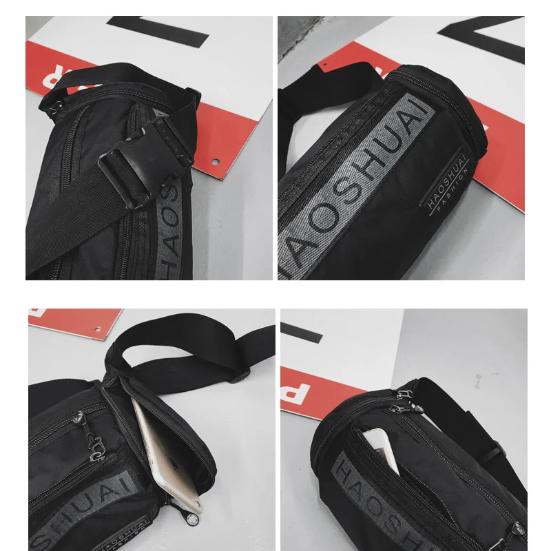 Нейлоновая поясная сумка для мужчин и женщин водонепроницаемый мессенджер на