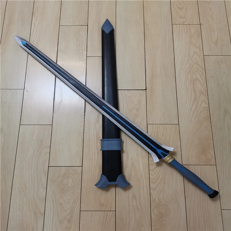 

Newest Anime Sword Art Online SAO Cosplay Kirigaya Kazuto Sword Prop Weapon Role Playing SAO Kirito 115cm PU Model Sword Prop