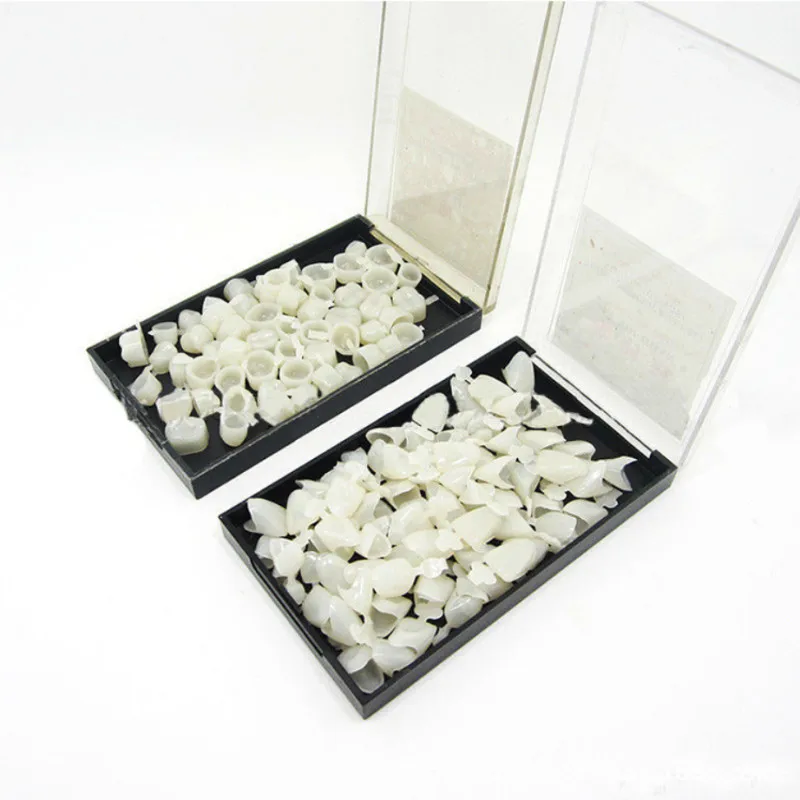 Зубные короны 50 шт./кор. зубные из полимерного фарфора временная корона для ухода