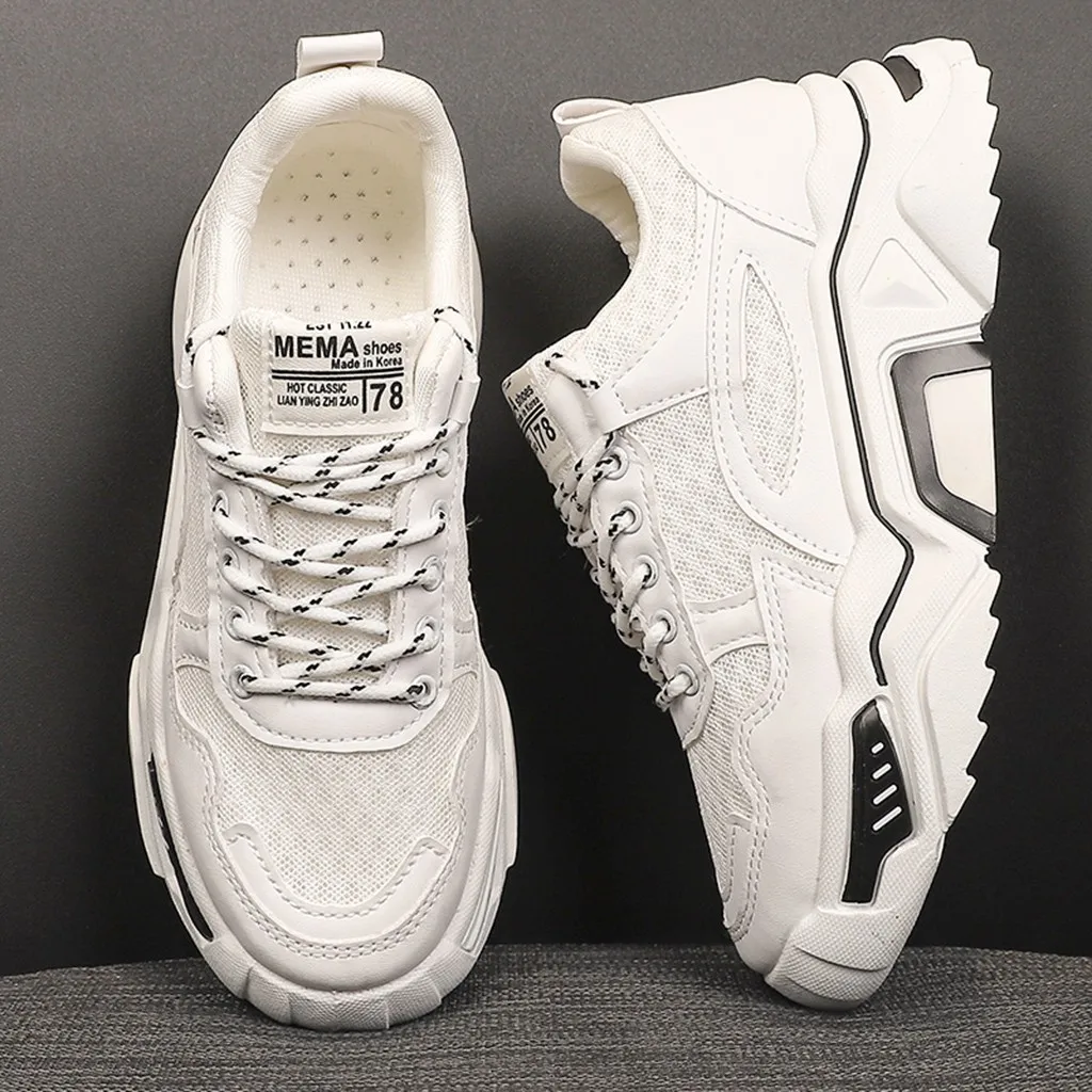 Массивные кроссовки увеличивающие рост спортивная обувь женская модная