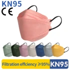 Маска для рыбы KN95 Mascarillas FPP2 Homologada для взрослых Morandi FFP2mask 4-слойная маска для лица fpp2 цветная маска
