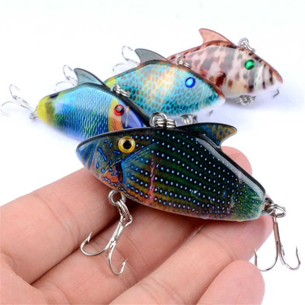 

Fishing Bait 4-color Fishing Lure Suit Abs Bionic Hard Bait Artificial Bait Fishing Tackle Geer with Barbs Accessories New