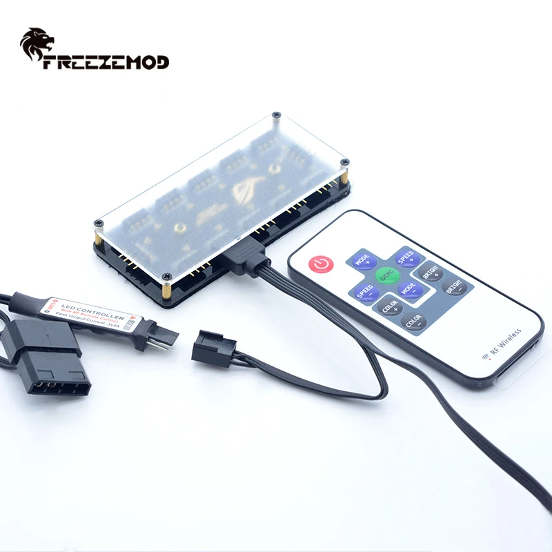 FREEZEMOD компьютерный водяной охладитель симфонический 10-канальный RGB-концентратор