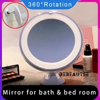 led 10x magnifying mirror with backlight cosmetic round makeup vanity bath bed room table make up bathroom make up droppshipping